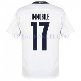 Herre Fotballdrakter Italia Immobile 17 Borte Euro 2020 Kortermet